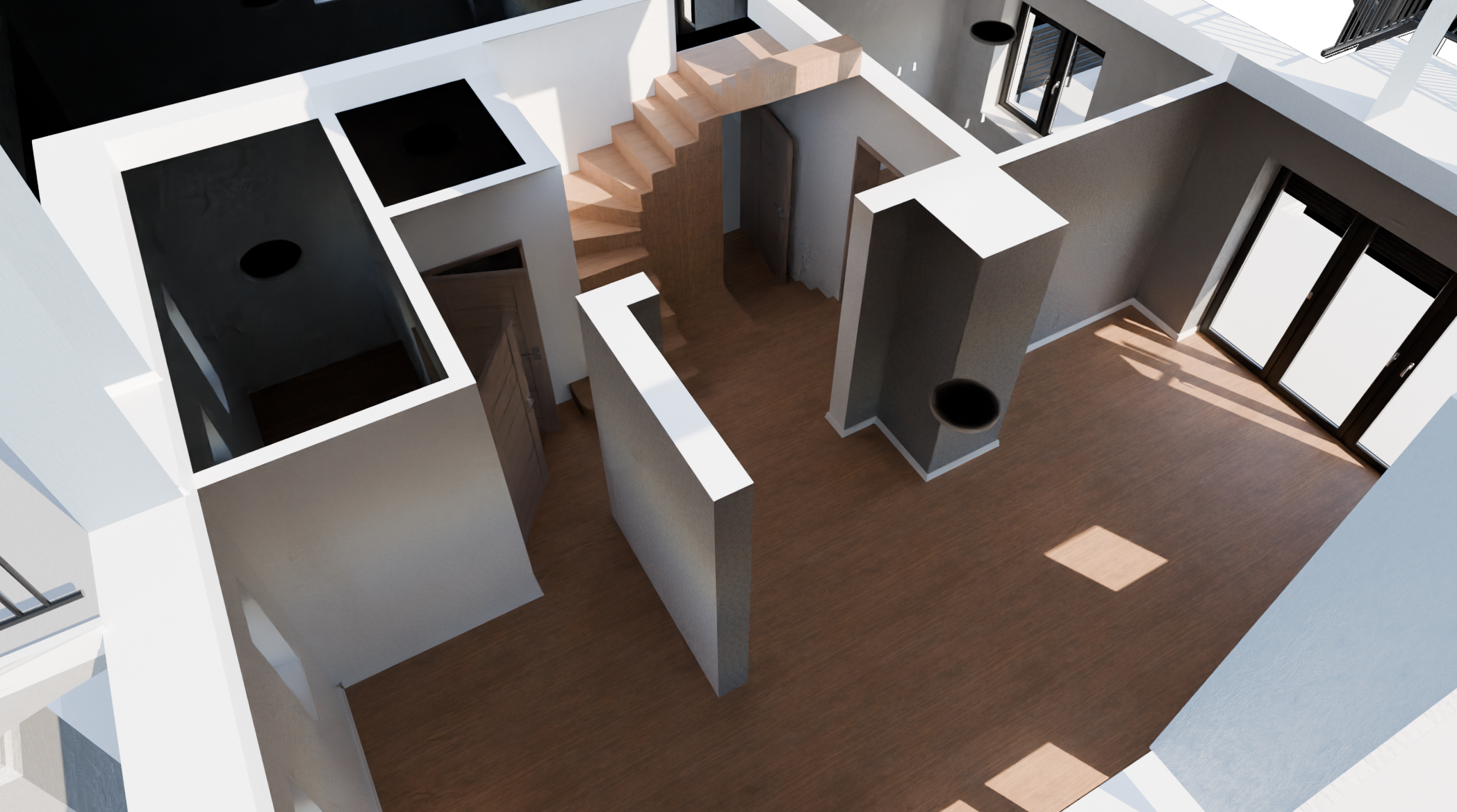 Single-family house - visualization process - Final render